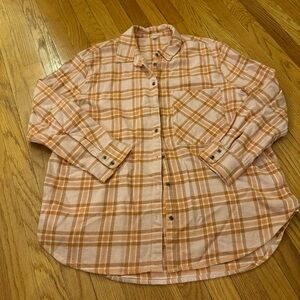 Aerie Boyfriend Flannel, Large